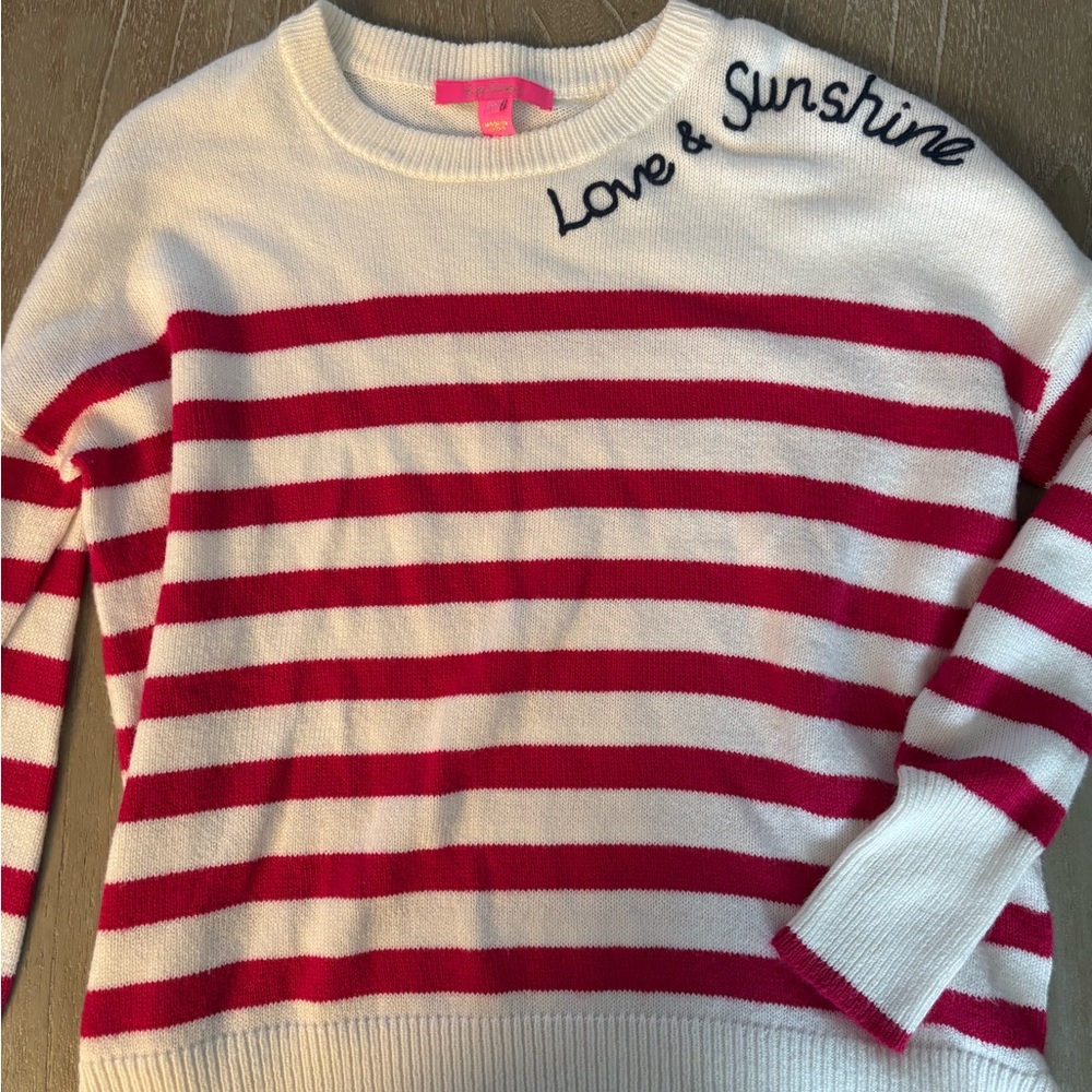 Striped Sweater - Red and White